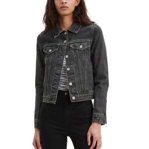 LEVI’S BLACK DENIM JACKET SIZE SMALL